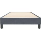 Box Spring krevet bez madracem tamno sivi 100x220 cm baršun | Eponuda.com