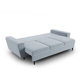 Cosmopolitan Design Svijetlo plava baršunasti sklopiva/s prostorom za odlaganje sofa 235 cm Kyoto – | shoptok.hr