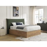 Bobochic Paris Zeleni podstavljeni tapecirani/od iverice bračni krevet s prostorom za odlaganje s podnicom 180x200 cm Charlie – | shoptok.hr