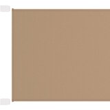 vidaXL Vertikalna markiza taupe 100x360 cm tkanina oxford | Shoptok.si