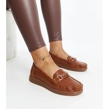 Gemre Brown moccasins with a buckle Anisah | Shoptok.si