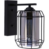 Candellux jonera zidna lampa crna P20 1X40 E27 abažur boje dima Cene