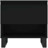 vidaXL Klubska mizica 2 kosa črna 50x46x50 cm inženirski les | Shoptok.si