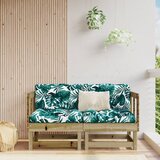 The Living Store Kotni kavč z blazinami 2 kosa impregniran borov les - Kotna Sedežna Garnitura, (21470929) | Shoptok.si