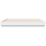  Okvir za krevet bijeli 200 x 200 cm od konstruiranog drva | Eponuda.com