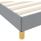  s opruga kutije Svijetlo siva 200 x 200 cm tkanina | shoptok.hr