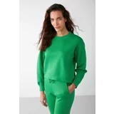 GRIMELANGE Sweatshirt - Green - Regular fit