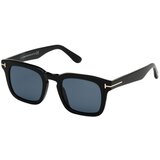 Tom Ford Dax FT0751 01V Polarized L (50) Črna/Modra | Shoptok.si
