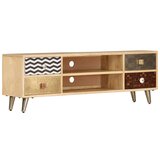vidaXL TV omarica 120x30x40 cm trden mangov les Cene