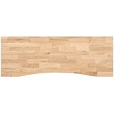  Stol Bjela i prirodna 140 x 60 cm Čvrsto Hrastovo Drvo | shoptok.hr