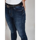 DStreet Jeansy damskie skinny granatowe | Shoptok.si