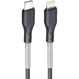 forcell karbonski kabel Type-C na Lightning 8-pin Power Delivery PD27W CB-01C črn 1 meter | Shoptok.si