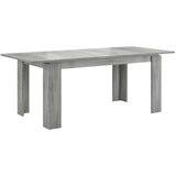 MID.YOU Jedilna Miza Titan, Siva, Raztegljiva, 160-200x90 | Shoptok.si