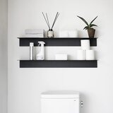 YAMAZAKI Črna kovinska polica 90 cm – | Shoptok.si