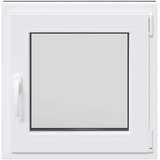  Prozor za podrum RISOR 50 x 50 cm PVC i staklo Antracit | shoptok.hr