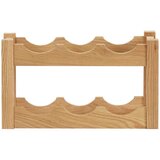 vidaXL Stojalo za vino za 6 steklenic 37x21x21 cm trdna hrastovina | Shoptok.si