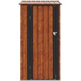  Vrtne šupe Smeđa 103 x 74 x 200 cm Metal | shoptok.hr