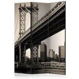  Paravan u 3 dijela - Manhattan Bridge New York [Room Dividers] 135x172 Cijene
