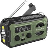  Kruger&Matz KM0837 Večnamenski SOS Radio – 10000 mAh, Solarno Polnjenje, Dynamo u