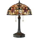 Elstead Lighting Elstead Kami Namizna svetilka Tiffany z 2 lučkami, vintage bronasta, E27, (22100355) Cene