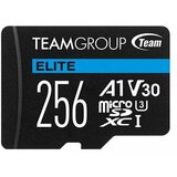 Team Group micro sdxc 256GB uhs-i elite +sd adapter TEAUSDX256GIV30A103 crni Cene'.'