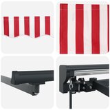  Okvir tende Crvena i bijela 400 × 300 cm | shoptok.hr