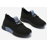 Resti Black women's sports shoes with blue inserts Keteti - Footwear | Shoptok.si
