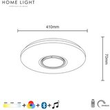 HOME LIGHT Solea 125 Bluetooth CCT RGB LED plafonjera | Eponuda.com