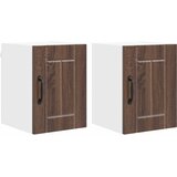  Ormar za Zid Lucca 2 pcs Smeđi hrast 30 x 31 x 40 cm | shoptok.hr