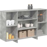  Komoda siva boja betona 120 x 30 x 75 cm od konstruiranog drva | Eponuda.com