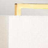 Elstead CROSS-TL-IVORY - Stona lampa CROSS 1xE27/60W/230V zlatna/bela | Eponuda.com