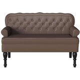  Chesterfield klupa Smeđa 119,5 x 64,5 x 75 cm Lažna koža | Eponuda.com