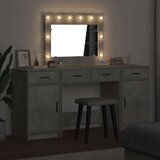  Toaletni stol 3 kom. Siva 78,5 x 41 x 135 cm Konstruirano drvo | Shoptok.si