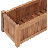  Povišena gredica 100 x 30 x 25 cm od masivne tikovine | shoptok.hr