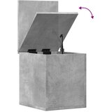  Kutija za pohranu boja betona 30 x 35 x 35 cm konstruirano drvo | shoptok.hr