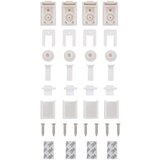 vidaXL Plisirana roleta crna 80x100 cm širina tkanine 79,4 cm | shoptok.hr