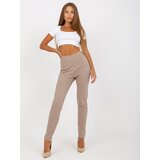 RUE PARIS Leggings-RV-LG-8070.16P-dark beige | ePonuda.com