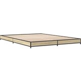  Okvir za krevet boja hrasta 120x190cm konstruirano drvo i metal | shoptok.hr
