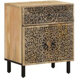 vidaXL Nočna omarica 50x33x60 cm trden mangov les | Shoptok.si