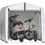 SoBuy kolesarski šotor za shranjevanje koles v srebrni barvi v stilu minimalizma, (20815161) | Shoptok.si