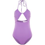 Trendyol swimsuit - Purple - Plain Cene