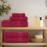 vidaXL Komplet brisač 8-delni bordo 360 gsm 100% bombaž | Shoptok.si