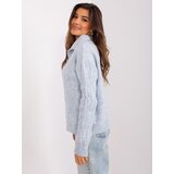 Wool Fashion Italia Sweater-AT-SW-2349-2.27-cyan | Shoptok.si