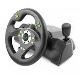 Esperanza EGW101 Drift Gamer trkaći volan, PC, PS3, crni | shoptok.hr