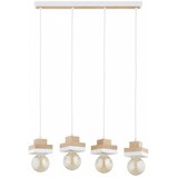  Visilica na sajli MIKO 4xE27/15W/230V bela/bež | Eponuda.com