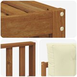  Setovi sofa 6 pcs Prirodna i krem Čvrsto drvo akacije | Eponuda.ba