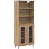  Highboard Umjetnički hrast 69,5 x 34 x 180 cm | shoptok.hr