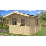 Male kuće Sauna kućica JOONAS 300 &amp;times; 400 cm sa &amp;scaron;indrom Slike