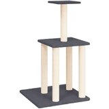  Penjalica za mačke sa stupovima za grebanje tamnosiva 85,5 cm | shoptok.hr