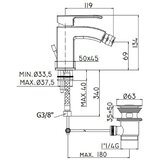 Paffoni Level LES135CR za bide | Eponuda.com